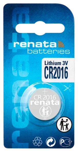 Renata CR2016/1BL (|10/300)