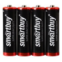 Батарейка солевая Smartbuy  R03/4S  AAA  SBBZ-3A04S (4 шт. в пленке)