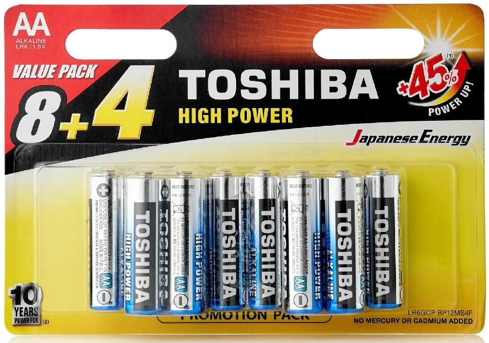 Toshiba LR6/12BL High Power Alkaline (|72/288)