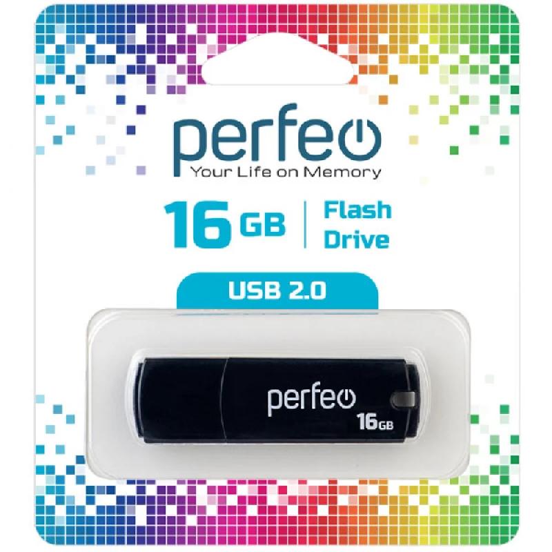Perfeo USB 16GB C05 Black