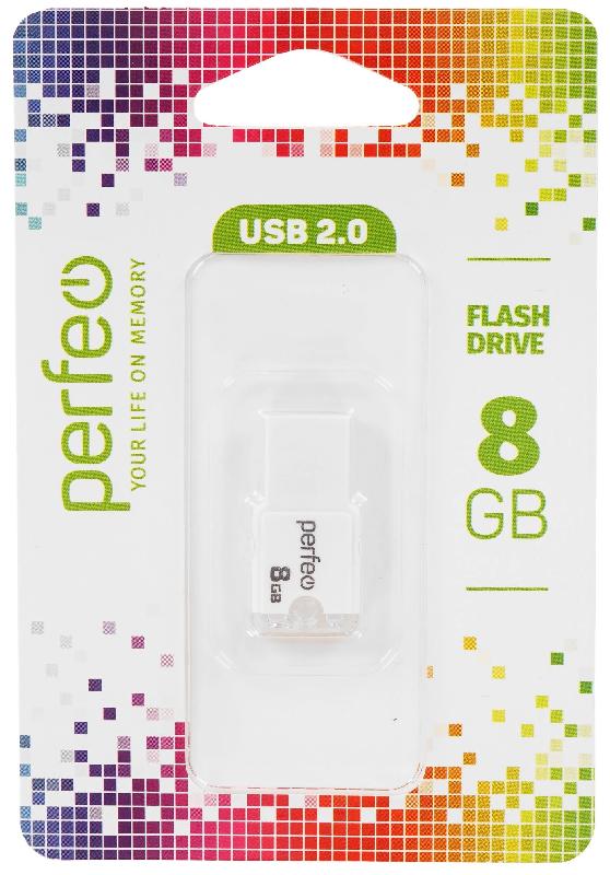 Perfeo USB 8GB M01 White