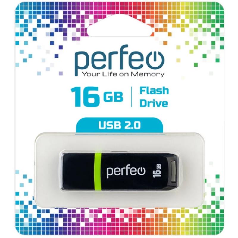 Perfeo USB 16GB C11 Black