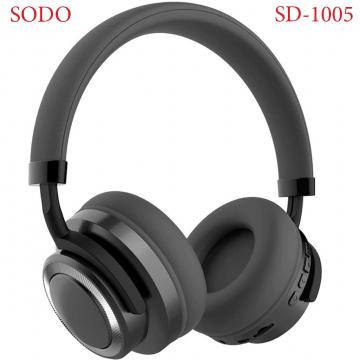 Беспроводные наушники &quot;SODO&quot; SD-1005  wireless Bluetooth, AUX, micro SD, FM (Чёрный)