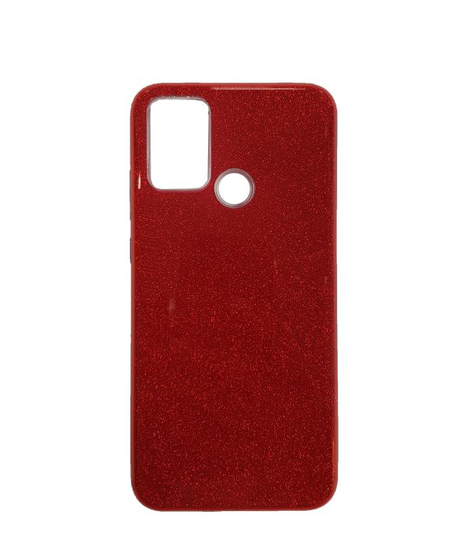 Накладка силиконовая для Huawei Honor 9А (Блестящая, Красный)