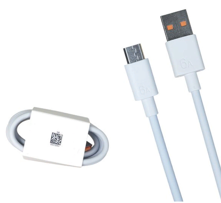 Кабель micro - USB  RC60, 6А, 1м (Белый)