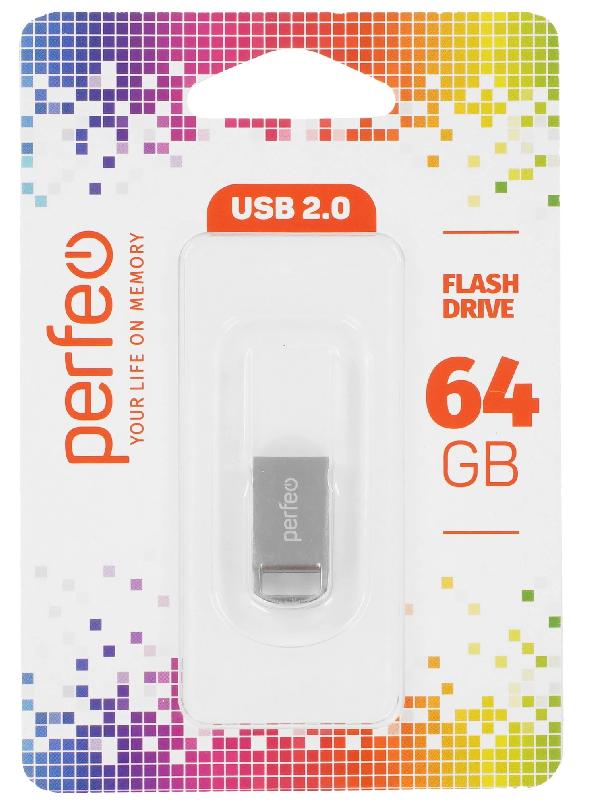 Perfeo USB 64GB M05 Metal Series