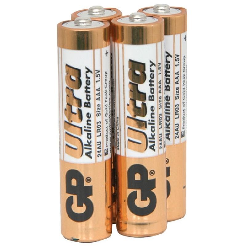 Батарейка алкалиновая GP LR03/2SH AAA Ultra (2 шт. в пленке)