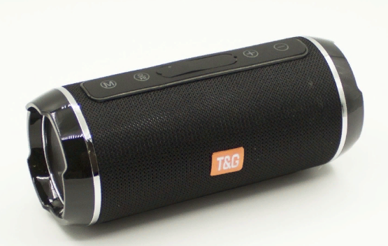 Колонка портативная TG116  (Bluetooth,USB, microSD, AUX,FM-радио) текстил. (Чёрный)