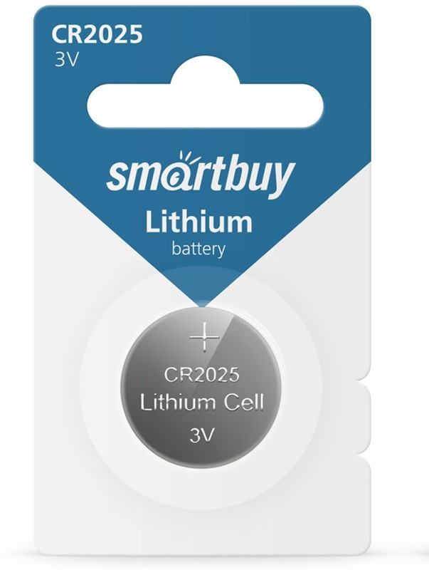 Литиевый элемент питания Smartbuy CR2025/1B (12/720) (SBBL-2025-1B)