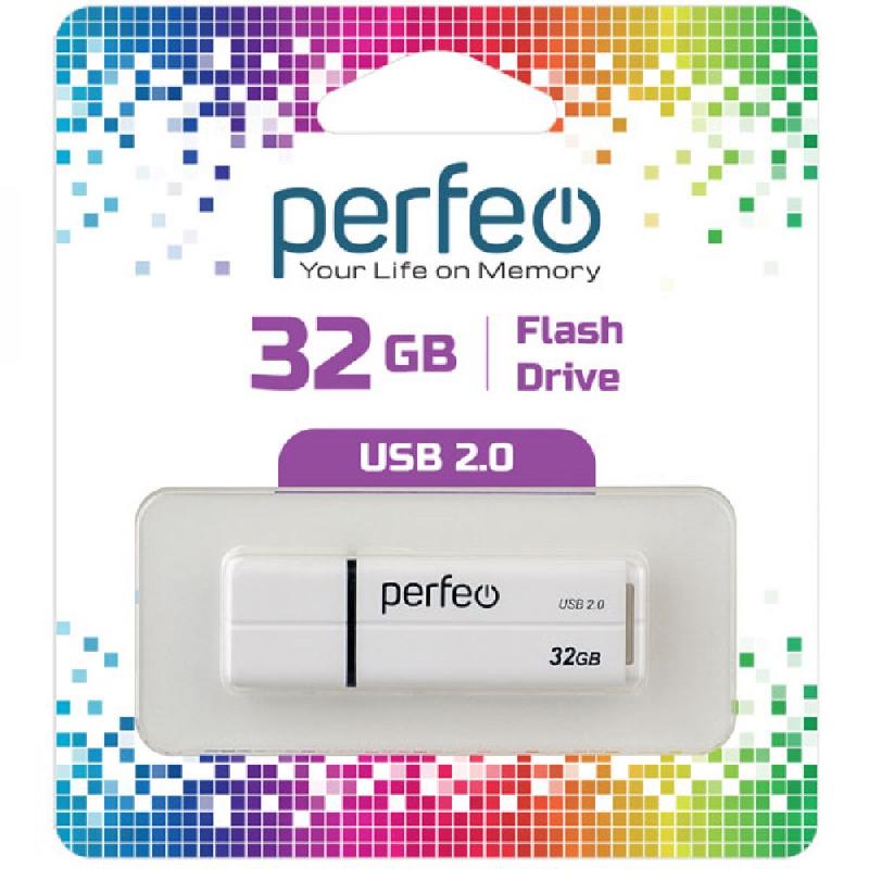 Perfeo USB 32GB C01G2 White
