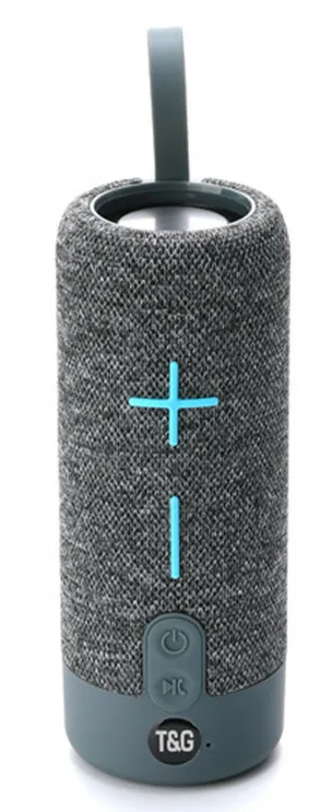 Колонка портативная TG619  (Bluetooth,USB, microSD, AUX,FM-радио) TWS (Серый)