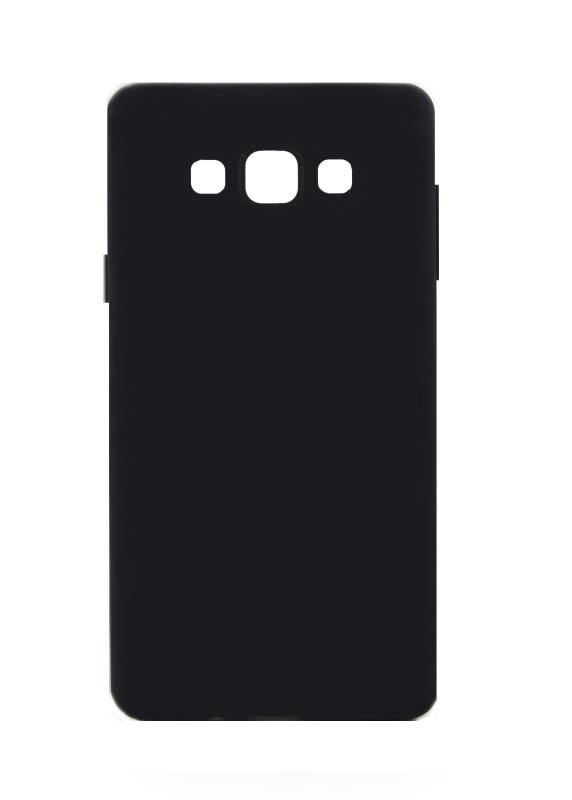 Силиконовый чехлол для Sam  A7 (SM-A700FD) &quot;клаcсика&quot;  цветной (Чёрный)