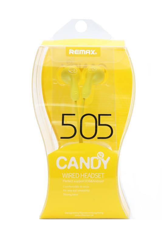 Стереонаушники REMAX  Candy RM-505 (Желтый)