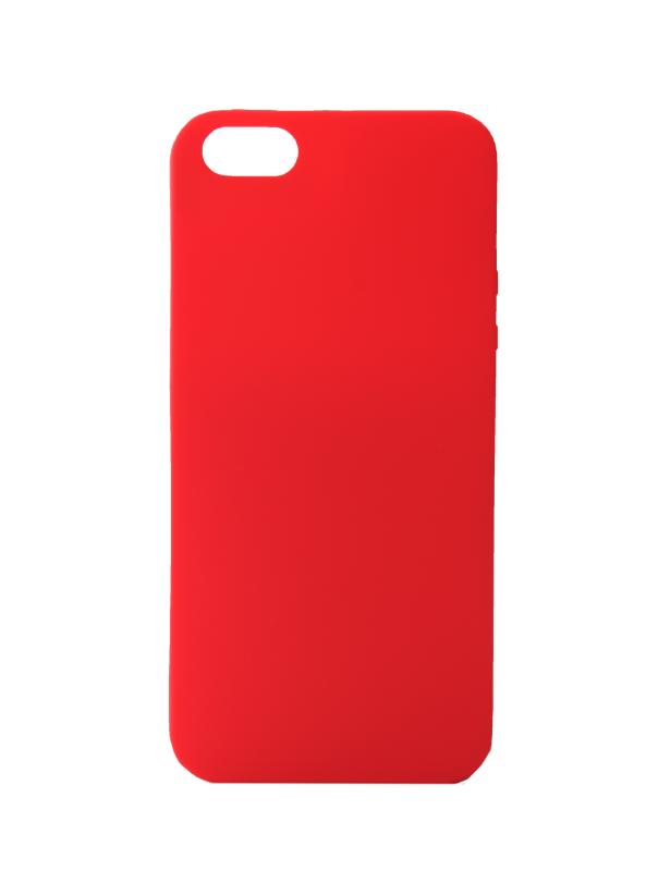 Силиконовый чехол для iPhone 5/5S &quot;классика&quot; (цветной) (Красный)