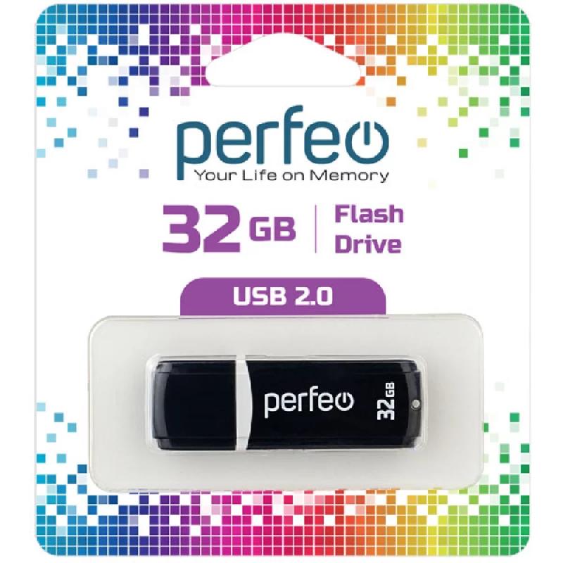 Perfeo USB 32GB C02 Black