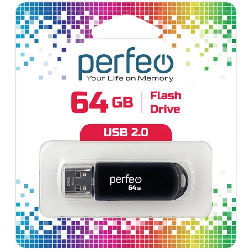 Perfeo USB 64GB C03 Black
