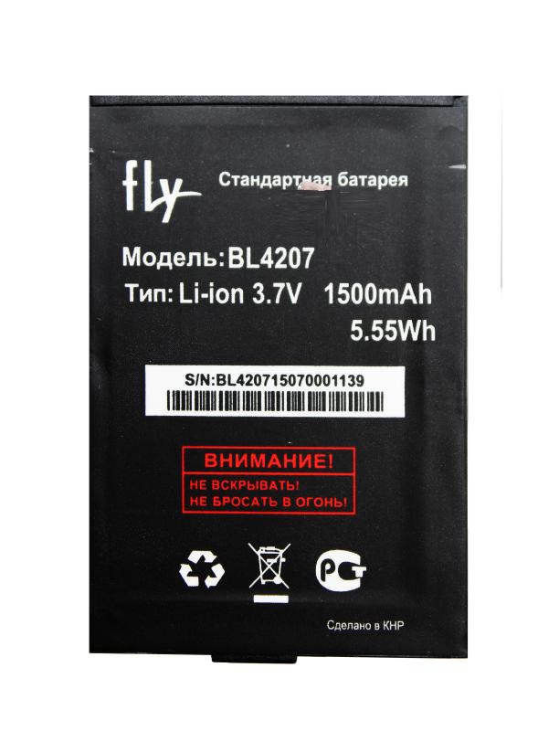 Аккумулятор для Fly Q115TV  BL-4207 1500 mAh ориг. тех. упаковка